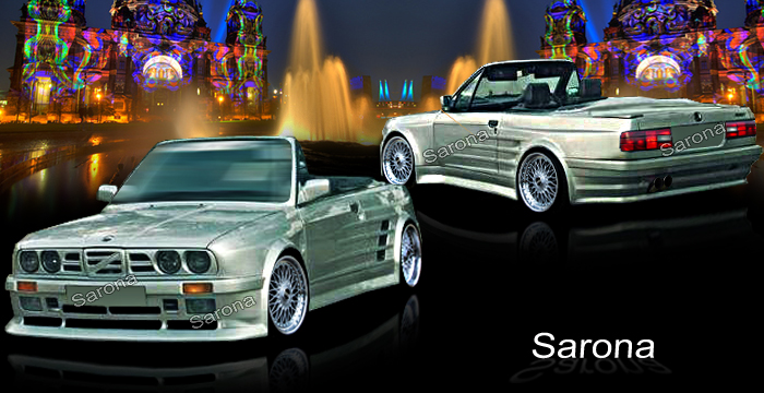 Custom BMW 3 Series Body Kit  Coupe & Sedan (1984 - 1991) - $2190.00 (Manufacturer Sarona, Part #BM-018-KT)